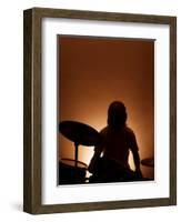 Drummer-David Ridley-Framed Photographic Print