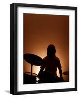 Drummer-David Ridley-Framed Photographic Print