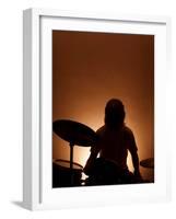 Drummer-David Ridley-Framed Photographic Print