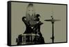 Drummer-NaxArt-Framed Stretched Canvas