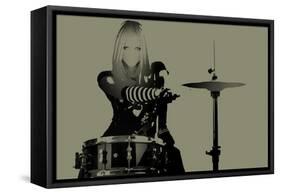 Drummer-NaxArt-Framed Stretched Canvas