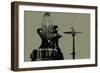 Drummer-NaxArt-Framed Art Print