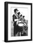 Drummers in a Waaf Band-Associated Newspapers-Framed Photo