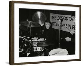 Drummers Kenny Clare Les Demerle, London 1979-Denis Williams-Framed Photographic Print