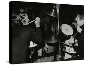 Drummers Les Demerle and Kenny Clare, London, 1979-Denis Williams-Stretched Canvas