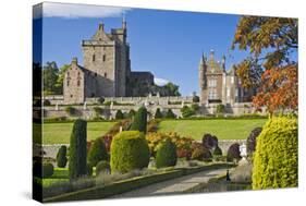 Drummond Castle, Perthshire, Scotland, Great Britain-null-Stretched Canvas