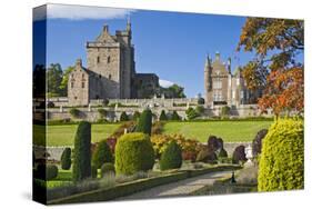 Drummond Castle, Perthshire, Scotland, Great Britain-null-Stretched Canvas