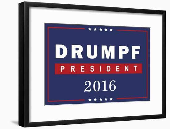 Drumpf For President 2016-null-Framed Poster