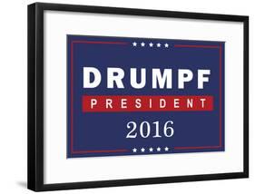 Drumpf For President 2016-null-Framed Poster