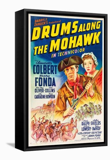 Drums Along the Mohawk, 1939, Directed by John Ford-null-Framed Stretched Canvas