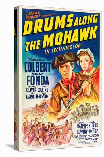 Drums Along the Mohawk, 1939, Directed by John Ford-null-Stretched Canvas