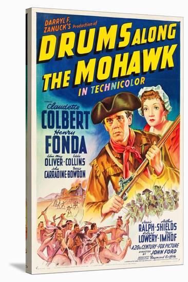 Drums Along the Mohawk, 1939, Directed by John Ford-null-Stretched Canvas