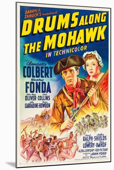 Drums Along the Mohawk, 1939, Directed by John Ford-null-Mounted Giclee Print