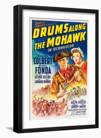 Drums Along the Mohawk, 1939, Directed by John Ford-null-Framed Giclee Print