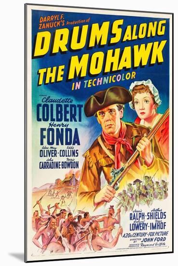 Drums Along the Mohawk, 1939, Directed by John Ford-null-Mounted Giclee Print