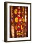 Drums and Fish Chinese New Year Decorations, Beijing, China-William Perry-Framed Photographic Print