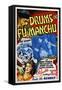 Drums of Fu Manchu-null-Framed Stretched Canvas