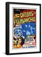 Drums of Fu Manchu-null-Framed Art Print