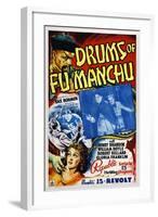 Drums of Fu Manchu-null-Framed Art Print