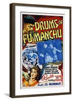 Drums of Fu Manchu-null-Framed Art Print