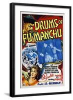 Drums of Fu Manchu-null-Framed Art Print