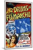 Drums of Fu Manchu-null-Mounted Art Print