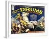 Drums, Valerie Hobson, Sabu, 1938-null-Framed Photo