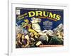 Drums, Valerie Hobson, Sabu, 1938-null-Framed Photo