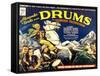 Drums, Valerie Hobson, Sabu, 1938-null-Framed Stretched Canvas