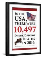 Drunk Driving Death Statistics (USA)-Gerard Aflague Collection-Framed Art Print