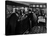 Drunk Male Patron at an Speakeasy in the Business District Protected From Police Prohibition Raids-Margaret Bourke-White-Stretched Canvas