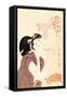 Drunken Courtesan-Kitagawa Utamaro-Framed Stretched Canvas