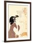 Drunken Courtesan-Kitagawa Utamaro-Framed Art Print