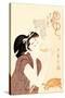 Drunken Courtesan-Kitagawa Utamaro-Stretched Canvas