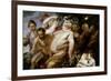 Drunken Silenus Supported by Satyrs-Sir Anthony Van Dyck-Framed Premium Giclee Print
