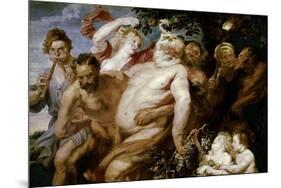 Drunken Silenus Supported by Satyrs-Sir Anthony Van Dyck-Mounted Premium Giclee Print