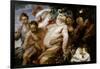 Drunken Silenus Supported by Satyrs-Sir Anthony Van Dyck-Framed Giclee Print