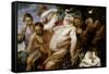 Drunken Silenus Supported by Satyrs-Sir Anthony Van Dyck-Framed Stretched Canvas