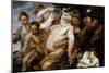 Drunken Silenus Supported by Satyrs-Sir Anthony Van Dyck-Mounted Giclee Print