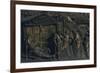 Drunkenness of Noah, Panel-Lorenzo Ghiberti-Framed Giclee Print