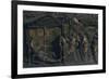 Drunkenness of Noah, Panel-Lorenzo Ghiberti-Framed Giclee Print