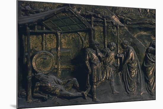 Drunkenness of Noah, Panel-Lorenzo Ghiberti-Mounted Giclee Print