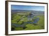 Drury Creek, Acg Strathallan College, and Farmland, Karaka, Auckland, North Island, New Zealand-David Wall-Framed Photographic Print