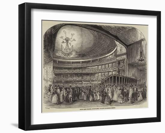Drury Lane Theatre, Redecorated, Jullien's Promenade Concert-null-Framed Giclee Print