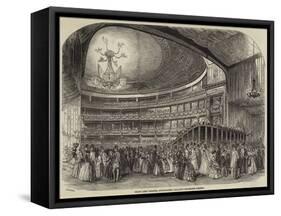 Drury Lane Theatre, Redecorated, Jullien's Promenade Concert-null-Framed Stretched Canvas