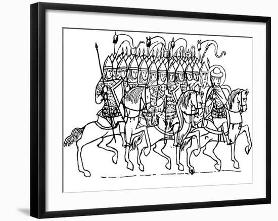 Druzhina of Prince Boris (From the Tale of Saints Boris and Gle)-null-Framed Giclee Print