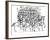 Druzhina of Prince Boris (From the Tale of Saints Boris and Gle)-null-Framed Giclee Print