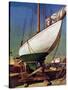"Dry Dock," May 25, 1946-John Atherton-Stretched Canvas