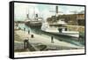 Dry Dock, Newport News, Virginia-null-Framed Stretched Canvas