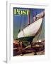 "Dry Dock," Saturday Evening Post Cover, May 25, 1946-John Atherton-Framed Giclee Print